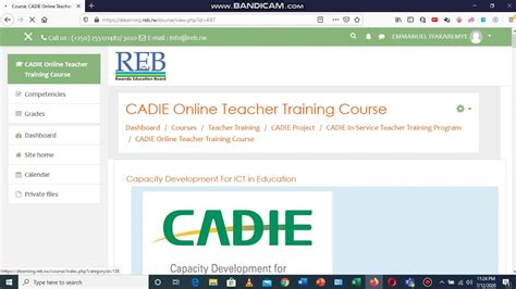 REB Training Portal Login.